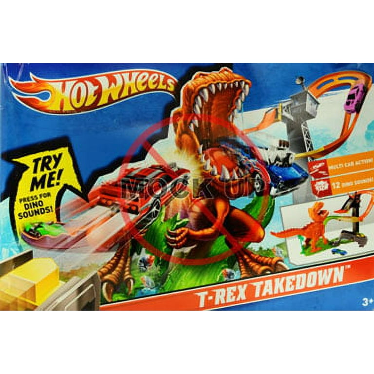 Pista hot wheels ataque dinossauro t rex mattel