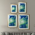 thumbnail image 4 of Wexford Home Geometric in Cool V Premium Framed Print, 26.5" x 36.5" - Ready to Hang, Gold (Set of 2), 4 of 9