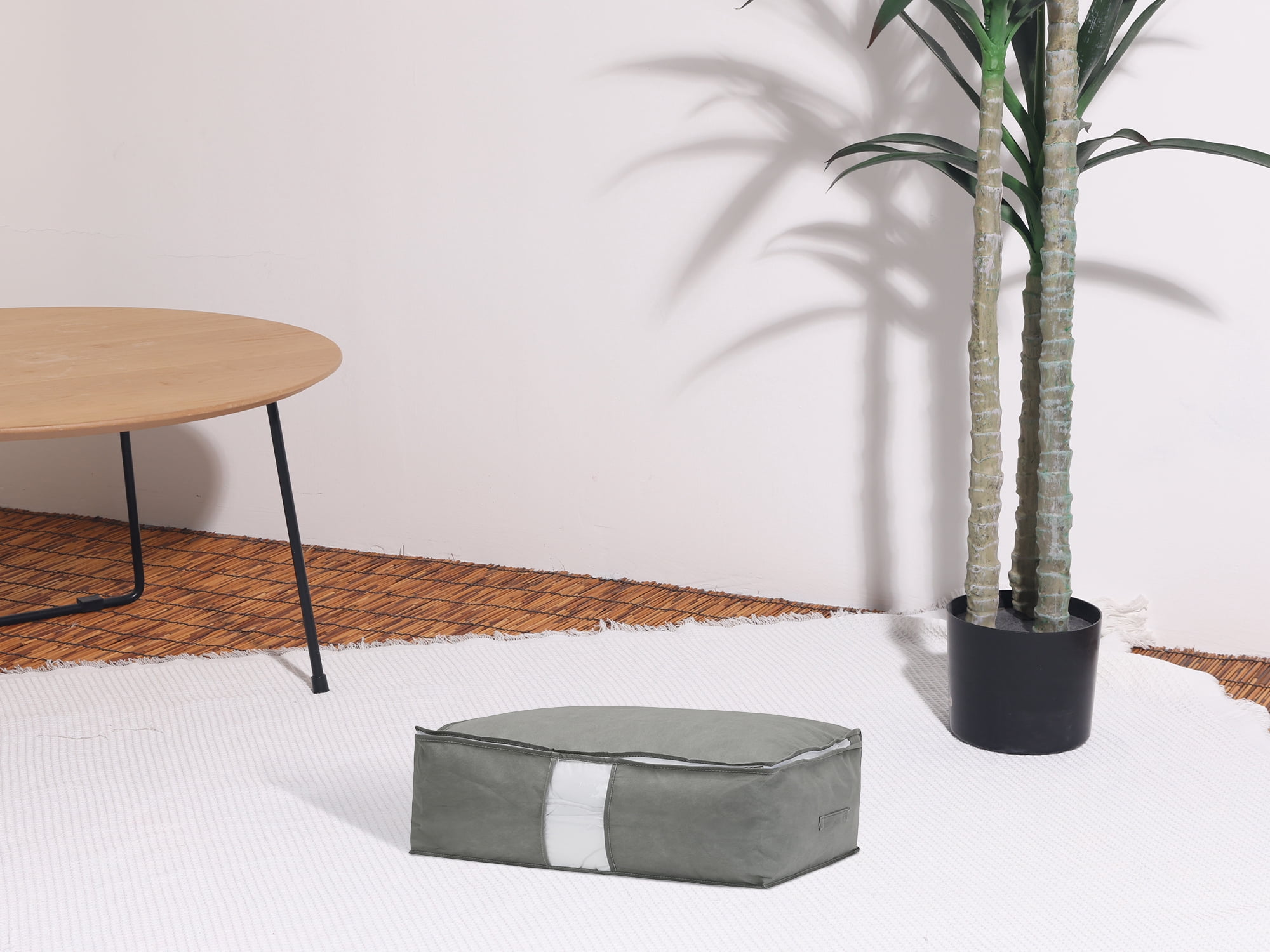 Unique Bargains 1 Pack Clothes Storage Bags Moving Bags Gray 25*17*8in