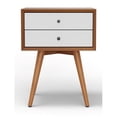 thumbnail image 3 of Flynn Small Nightstand, Acorn & White, 3 of 6