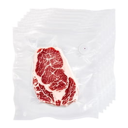 Lot de 2 rouleaux de sacs sous vide de 30 x 600 cm pour le stockage des aliments - Sans BPA - Très solides et indéchirables - Réutilisables pour toutes les machines