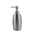 thumbnail image 1 of MasteelfCA Metal Bathroom Kitchen Oval Shape Soap Lotion Pump Bottle Dispenser (Silver), 1 of 8