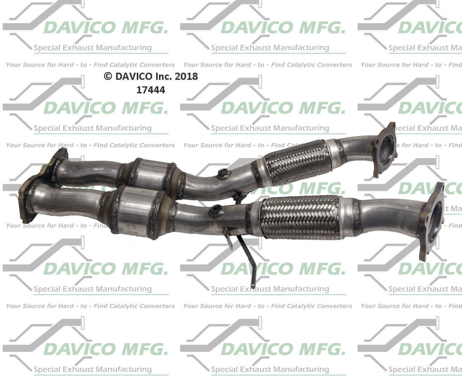 Davico Mfg 17444 Direct-Fit Catalytic Converter