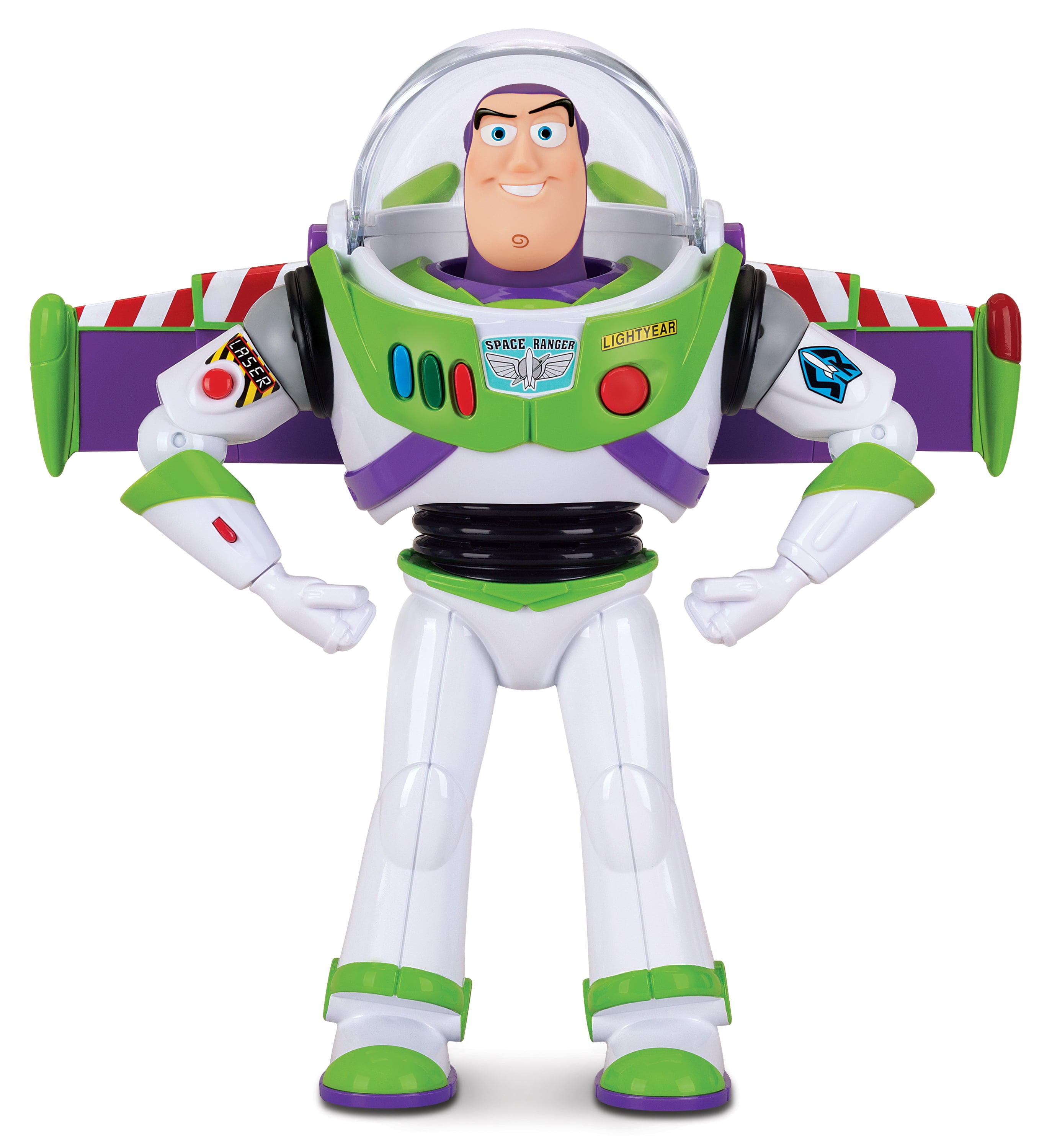 Disney Pixar Toy Story 12 inch Tall BUZZ LIGHTYEAR Deluxe Space Ranger Talking Action Figure