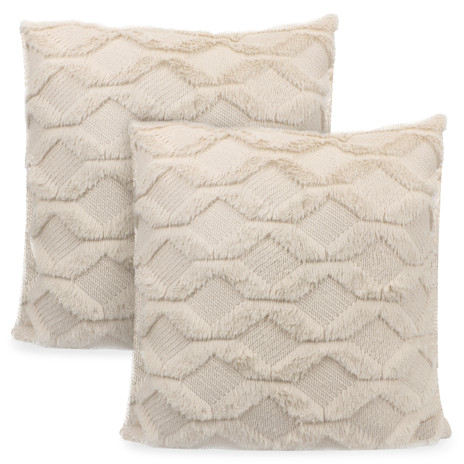 Skycase Throw Pillow Covers,18*18 inches (2 Pack) Soft Velvet Square