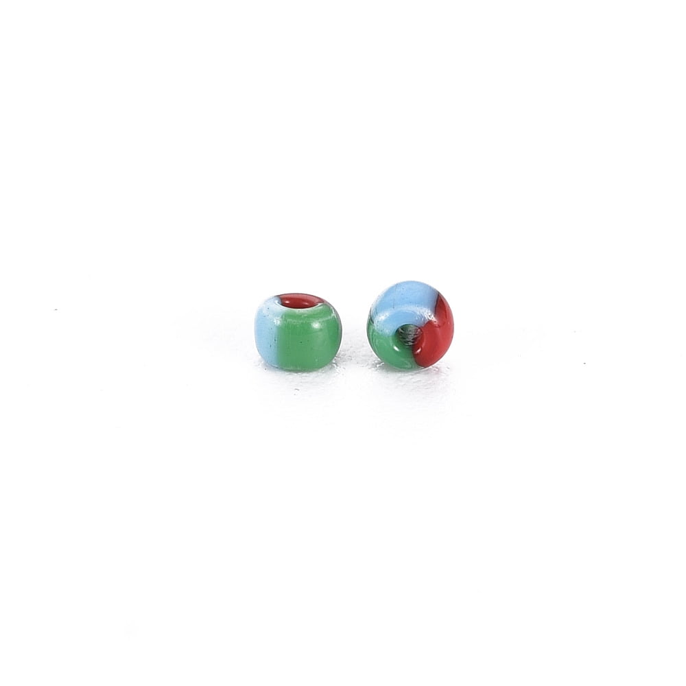 12/0 Glass Seed Beads Opaque Colours Seep Light Sky Blue 2mm hole: 0.8mm