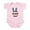 Petal Pink, variant on CafePress - Peace Hand Infant Bodysuit - Baby Light Bodysuit, Size Newborn - 24 Months