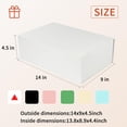 thumbnail image 2 of Caja de Regalo YINUOYOUJIA Grande Blanca 35x23x11 cm con Tapa Magnética, 2 of 7