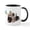 White/Black Inside, variant on CafePress - Micro Pigs Sleeping Mug - 11 oz Ceramic Mug - Novelty Coffee Tea Cup