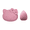 Pink, variant on Impressions Vanity Hello Kitty Silicone Makeup Sponge Case and Blending Sponge Set Beauty Blender (Red)