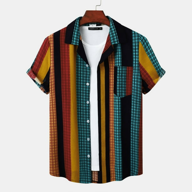 Blusa y camisa de manga larga con cuello vuelto, nueva moda informal, camisa a cuadros con solapa, chaqueta, blusa de manga larga con cuello vuelto, blusa para hombre
