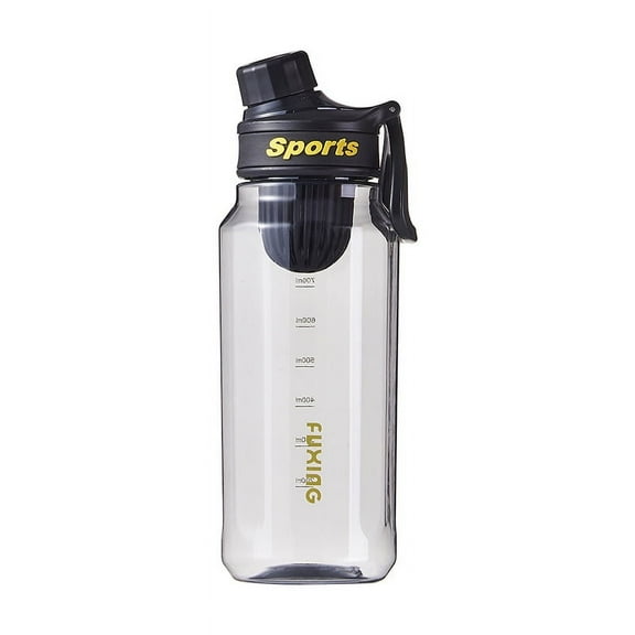 WEHUSE Water Bottle 25 oz, Rotating Integrated Lid, Leakproof and Packable for Travel and Sports, BPA-Free Clear Tritan Plastic Water Bottle