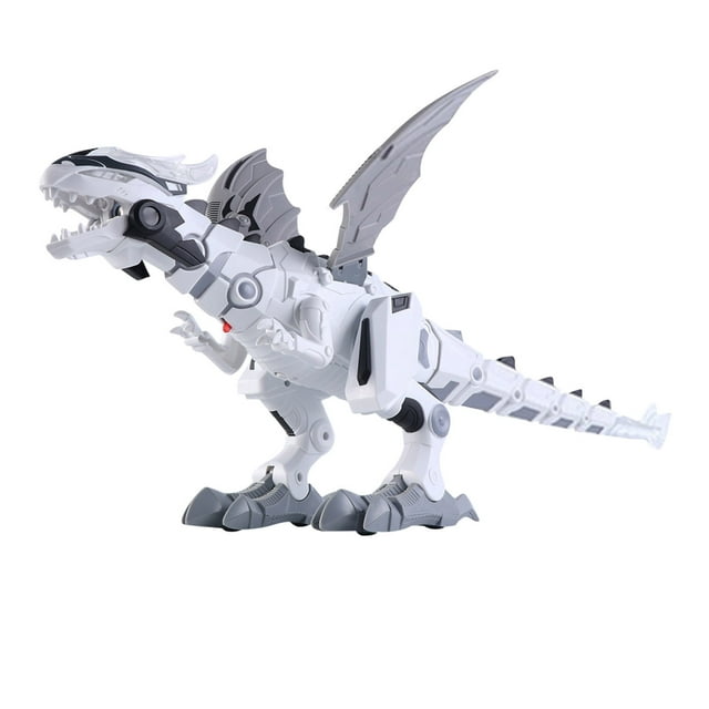 Dvkptbk Children's Electric Dinosaur Light Concert Walk Will Be Called Mechanical Dinosaur Model Toy With Spray Effect