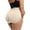 Beige, variant on Women Lace Classic Daily Wear Body Shaper Lifter Panty Smoothing Brief, Shapewear for Women Purple XL