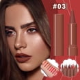thumbnail image 6 of Gradient Lip Liner Matte Lipstick Soft Velvet Texture Long-Lasting Wear Chocolate Shade Smooth Application Comfortable Wear, 6 of 8