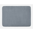 thumbnail image 1 of Floral Bath Mat, Rhythmic Abstract Leaves Butterflies Grey Royal Illustration, Plush Bathroom Decor Mat with Non Slip Backing, 29.5" X 17.5", Purpleblue Purpleblue, by Ambesonne, 1 of 2