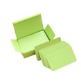 thumbnail image 2 of Tarjetas Flash De índice En Blanco De Papel DIY Saludo Mensaje Rápido, 90 Hojas Verde Sunnimix Tarjeta de índice de notas en blanco de color, 2 of 8