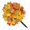 A, variant on 22 Inch Artificial Maple Leaf Bushes, UV Resistant Silk Faux Autumn Plants with Detachable Stakes, Low Maintenance Fake Greenery for Patio Garden Indoor Outdoor Fall Decor (A)