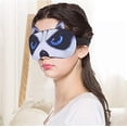 thumbnail image 4 of Juego de 4 antifaces para dormir, antifaces suaves y esponjosos con forma de animales, antifaces para descansar los ojos, antifaces divertidos para dormir, unisex (4 piezas con diseño de perro adorabl, 4 of 5