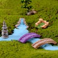 thumbnail image 3 of Flmtop Micro Figurines Anti-Déforme Résine Miniatures Statues de Paysage pour la Maison, 3 of 8