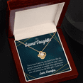thumbnail image 6 of To My Granddaughter My Little Girl From Grandpa Infinity Knot Necklace Message Card, 6 of 17