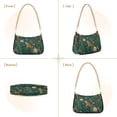 thumbnail image 7 of FORMRS Womens Shoulder Bag with Chain Strap Clutch Purse Cute Tote Handbag, Tiger and Peacock Pattern, 7 of 7