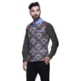 thumbnail image 2 of Atasi Marriage Ethnic Coat For Men Printed Nehru Jacket Mens Bandhgala Casual Vest Jacket-XX-Large, 2 of 3