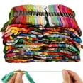 thumbnail image 3 of Colorful Color Embroidery Floss 447 Skeins Per Pack with Cotton for Cross Stitch Threads Bracelet Yarn Craft Floss Embroidery Floss Set, 3 of 11