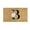 B, variant on Letter B Coir Doormat Outdoor Entrance Door Mat Easy to Clean Entry Mat Floor Mats Personalized Door Mat Welcome Mats for Front Door, Monogram Doormat Funny Design Non-Slip, 16x24 Inch