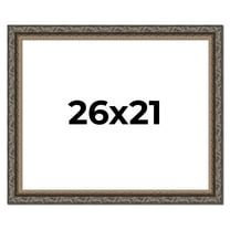 26x21 Frame Black Real Wood Picture Frame Width 2 inches | Interior Frame Depth 0.5 inches | Fitz