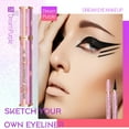 thumbnail image 2 of BEUKING Liquid Eye Pencil Starry Eyeliner, 36H Waterproof Black Hyper Easy Eyeliner Pen Precision Felt Eyeliner, Ultra-Fine Tip, Transfer Proof Long-Lasting Quick-Dry Smooth (#01 Dream Purple), 2 of 8