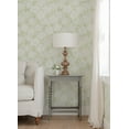 thumbnail image 3 of Chesapeake Faustin Green Floral Wallpaper, 3 of 4