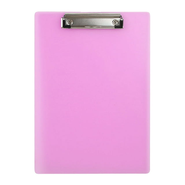 Hyknon Home Decor Mat Board A4 Board Clip Office Folder Transparent Plastic Student Writing Board Contract Mat Board Data Board Clip A Order Food Clip Party Favors for Holiday Living Room Decoration