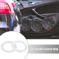 thumbnail image 2 of Pair 4 Inch Car White Clear Speaker Spacer Ring Mounting Spacer Acrylic 79mm ID, 2 of 6