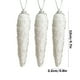 thumbnail image 3 of RKSTN christmas ornaments White Foam Christmas Tree Pendant With Small Glitter Christmas Gift Package Decoration With Built-in Lanyard, 3 of 6