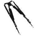 thumbnail image 2 of Leather Camera Strap Dual Shoulder Snapshot Harness Adjustable Multifunctional Camera Accessories for SLR CameraBlack, 2 of 5