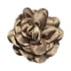 thumbnail image 5 of Broche de flor para mujer, broche de solapa, insignia, flor grande, pinza para el pelo, camelia de satén Caqui, 5 of 9
