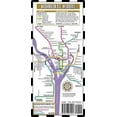 thumbnail image 2 of Streetwise Washington DC Metro Map - Laminated Metro Map of Washington, DC (Michelin Streetwise Maps), 2 of 2