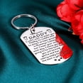 thumbnail image 4 of New Dad First Fathers Day Keychains Gifts for Dad Men Him Husband from Unborn Baby Son Daughter Bump Wife Future Daddy to Be Birthday Christmas Valentines Day Baby Announcements Pregnancy Keepsake Tag, 4 of 6