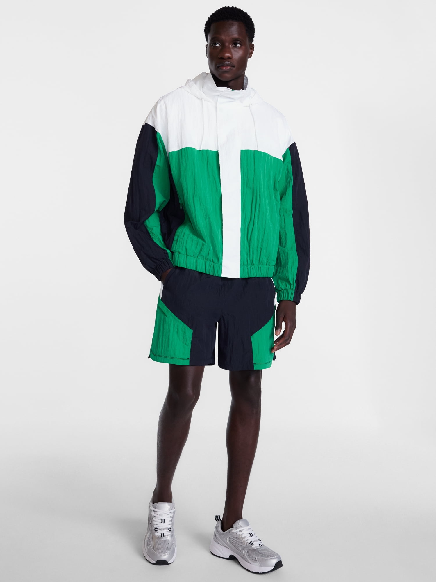 Avia Men's Retro Colorblocked Track Shorts, Sizes XS-3XL