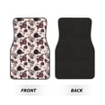 thumbnail image 2 of Lsque Retro Red Black Roses Print 4-Piece Floor Mats, Heavy-Duty Rubber Liners, Anti-Slip Design, All-Season Automotive Protection, Vehicles, Cars, Trucks, and SUVs, 2 of 7