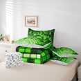 thumbnail image 6 of Castle Fairy Pixelated Blocks Miners Twin Bedding Sets,Futuristic Bedding Comforter Set, 6 of 8