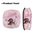 thumbnail image 2 of HELLHERO Dachshund Flowers Rollator Seat Cover Rollator Walker Seat and Backrest Rollbar Covers Set & Machine Washable with Comfortable, 2 of 7