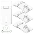 thumbnail image 7 of Gongc TEHAUX Clear Acrylic Hasp Latch (10pcs) for Door Box Closet, 7 of 7