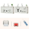 thumbnail image 3 of Wifi Router Storage Boxes, PVC Router Storage Wall Shelf Wifi, Wall-Mounted Wifi Storage Box for Storage of Wires, Routers, TV Set-Top Boxes(Tree), 3 of 5