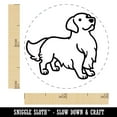 thumbnail image 2 of Golden Retriever Standing Dog Self-Inking Rubber Stamp Ink Stamper - Brown Ink - Mini 1/2 Inch, 2 of 7