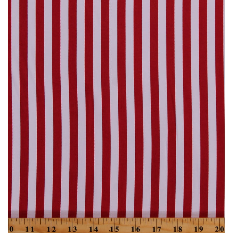 Alle slags Mod viljen audition Cotton Twill Bright Red & White Stripe 60" Wide Home Decor Weight Fabric by  the Yard (6921L-2C-Red) - Walmart.com