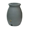 thumbnail image 2 of Algreen Castilla 50 Gallon Plastic Rain Water Collection Barrel Drum, Charcoal, 2 of 2
