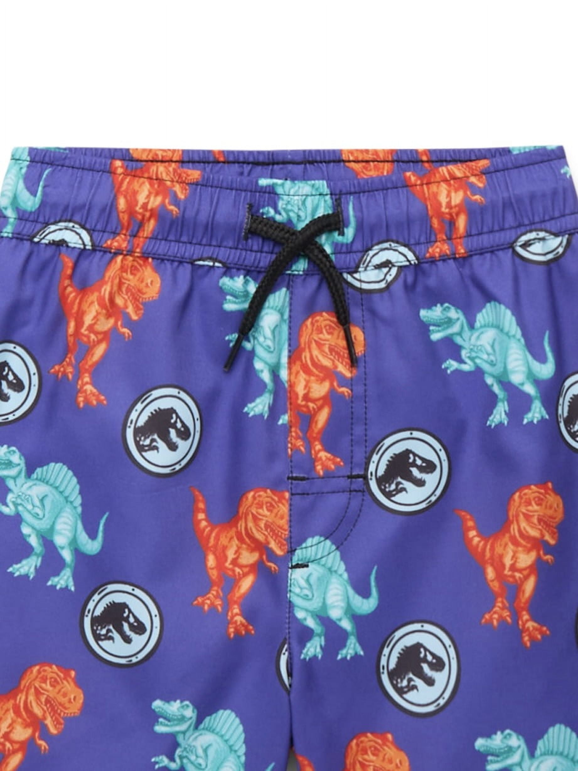 Character Toddler Boy Long- Sleeve Rash Guard and Swim Trunks, 2-Piece, Size 12M-5T