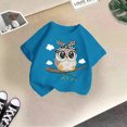 thumbnail image 4 of WEAIXIMIUNG Vêtements Mignons pour Adolescentes Été Filles Mignonnes Imprimé Col Rond Manches Courtes T-Shirt Décontracté Mode Ample, 4 of 4